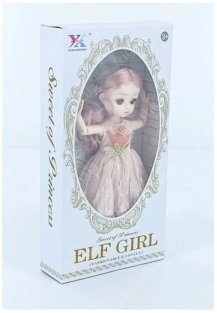 картинка Кукла шарнирная, 28 см, для девочек ELF GIRL от магазина igrushka.uz