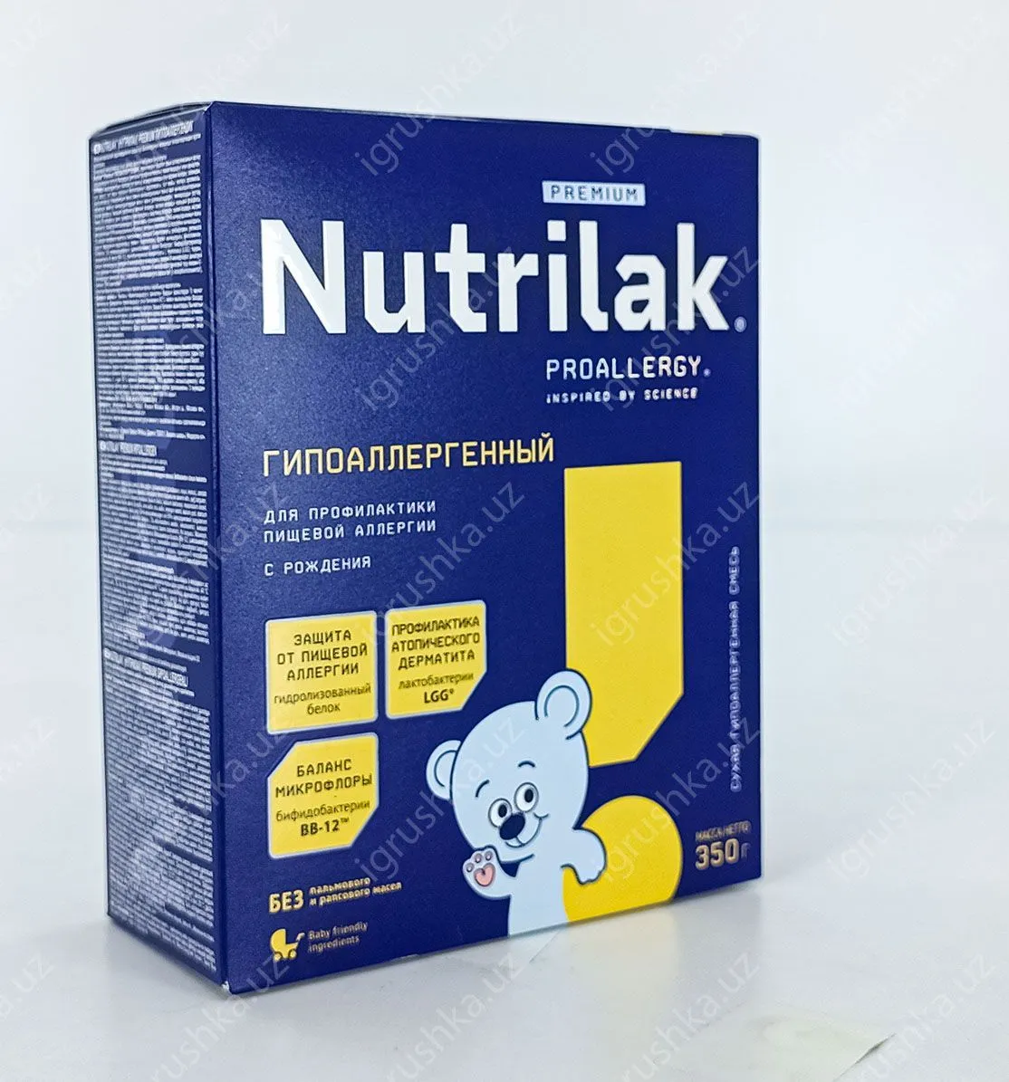 картинка Nutrilak Premium ГИПОАЛЛЕРГЕННЫЙ. для профилактики пищевой аллергии у детей С рождения 350гр. от магазина igrushka.uz