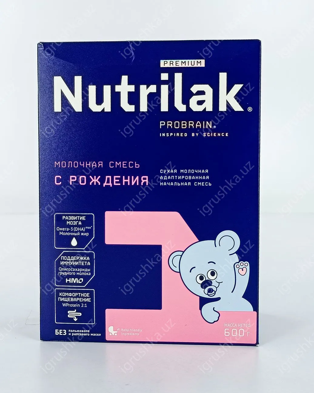 картинка Nutrilak Premium 1 Смесь молочная сухая адаптированная начальная. Для детей с 0 до 6 месяцев 600 гр от магазина igrushka.uz