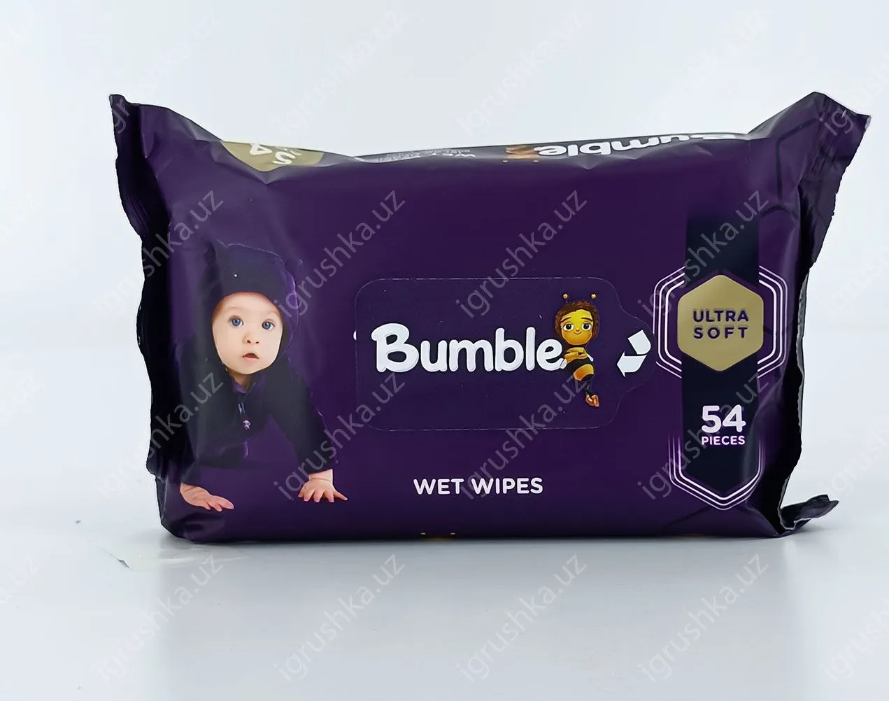 картинка Детские влажные салфетки Bumble Wet Wipes 54 шт. от магазина igrushka.uz