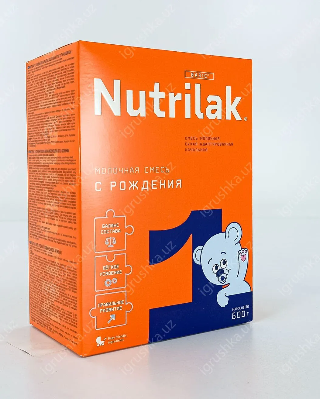 картинка Nutrilak 1 Смесь молочная сухая адаптированная начальная. Для детей с 0 до 6 месяцев 600гр. от магазина igrushka.uz